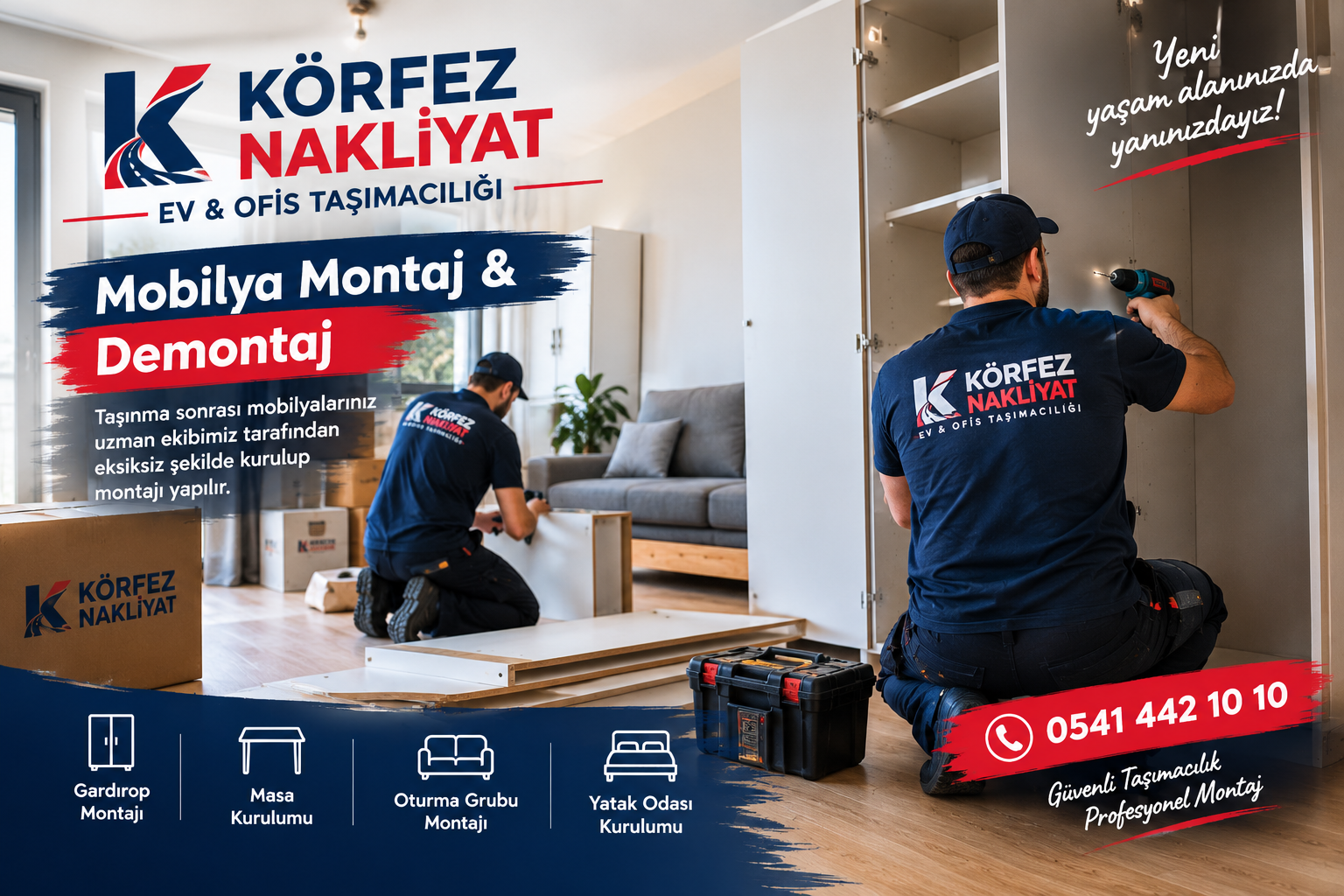Mobilya Montaj & Demontaj — KÖRFEZ NAKLİYAT nakliyat hizmeti